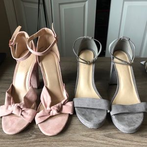 Bundle! 2 pairs of Charlotte Russe Heels!